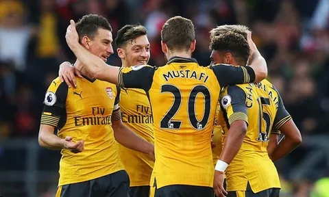 Arsenal thắng nghẹt thở trong ngày tri ân Arsene Wenger