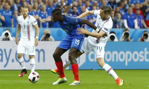Bàn thắng đầu tiên của Paul Pogba ở EURO 2016
