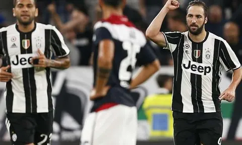 Bàn thắng duy nhất của Gonzalo Higuain vào lưới Cagliari