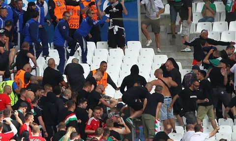Bạo lực ở EURO: Lần này tới lượt CĐV Hungary - Iceland
