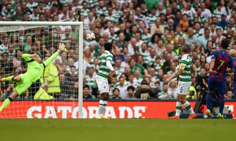 Đội trưởng Messi truyền cảm hứng cho đàn em hạ sát Celtic