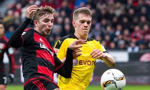 Bayer Leverkusen 2 - 0 Dortmund (vòng 6 Bundesliga)