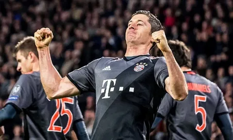 Bayern đoạt vé sớm sau cú đúp của Lewandowski