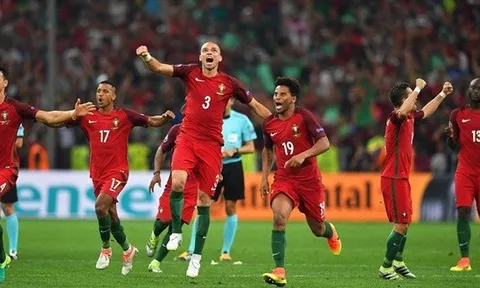 Bồ Đào Nha vỡ òa sung sướng khi giành vé vào bán kết EURO 2016