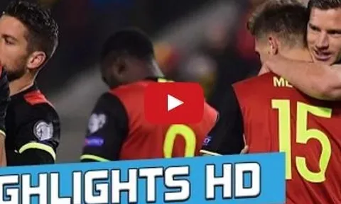 Bỉ 8-1 Estonia (vòng loại World Cup)