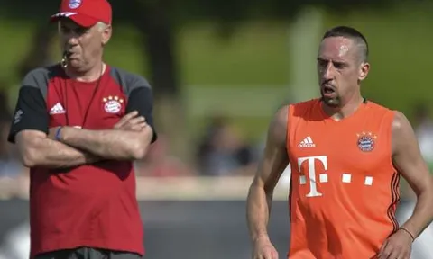 Bị Pep hắt hủi, Ribery quyết đặt niềm tin vào Ancelotti