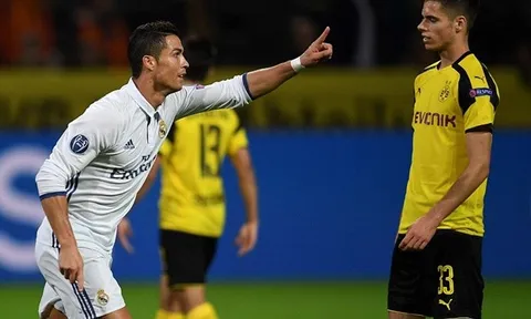 Borussia Dortmund và Real Madrid chia điểm trong trận cầu đầy kịch tính