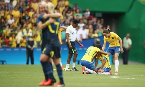 Brazil vỡ mộng giành HCV bóng đá nữ