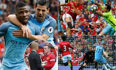 Bravo mắc lỗi, Ibra ghi bàn, Mourinho vẫn phải ôm hận trước Guardiola