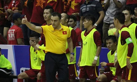 Chia điểm với Ai Cập, HLV Futsal Việt Nam dành lời có cánh cho học trò