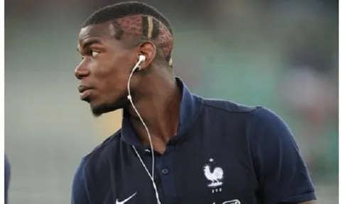 Cận cảnh mái tóc mới của Paul Pogba
