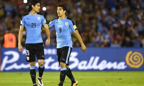 Cavani và Suarez cùng khai hỏa: Uruguay đại thắng