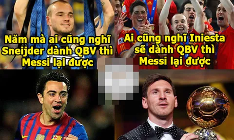 Ảnh chế: Messi "hớt tay trên" QBV 2016 của CR7; Than Quảng Ninh phá kỷ lục chuyển nhượng vì Hulk?