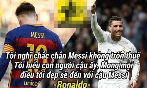 Ảnh chế: Wenger "cắn răng" hi sinh mái tóc vì Arsenal; CR7 ra tay "bảo vệ" Messi  trước scandal trốn thuế