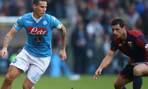 Chia điểm trên sân khách, Napoli mất ngôi đầu