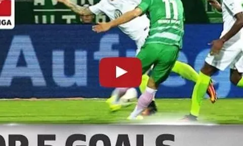 Chicharito có tên trong top 5 bàn thắng đẹp nhất vòng 5 Bundesliga