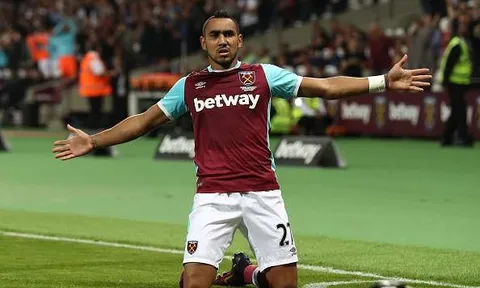 Chiếc áo West Ham quá nhỏ bé so với Dimitri Payet?