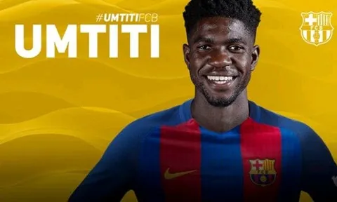 Chính thức: Barca sở hữu thành công Umtiti