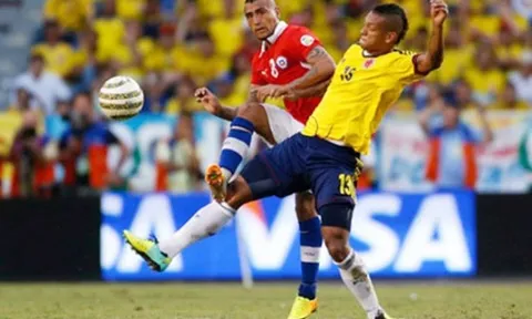Chơi áp đảo, Colombia vẫn bị Chile cầm hòa không bàn thắng