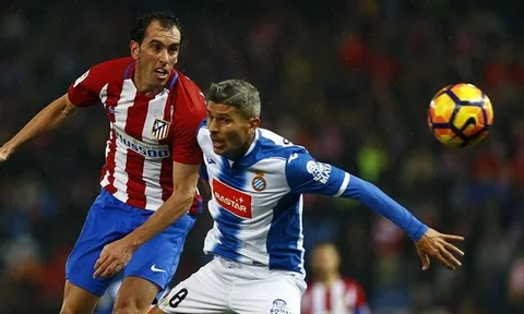 Chùm ảnh: Bị Espanyol cầm chân, Atletico Madrid hụt hơi