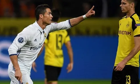 Chùm ảnh: Ronaldo nổ súng, nhưng Real vẫn 'ngại' Áo Vàng