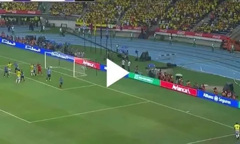 Colombia 2-2 Uruguay (vòng loại World Cup)