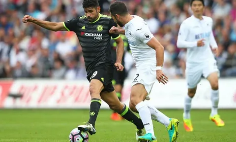 Công làm thủ phá, Chelsea chia điểm trên sân của Swansea City