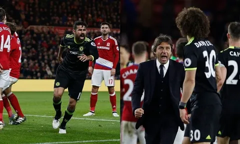 Costa ghi bàn thứ 10, Chelsea lên ngôi đầu Ngoại hạng Anh