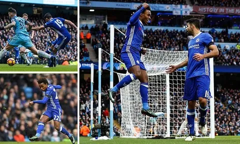 Costa truyền cảm hứng, Chelsea ngược dòng thắng đẹp Man City