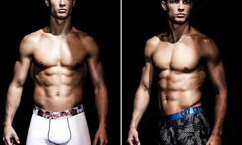 Ronaldo khiêu khích chị em trong mẫu đồ lót mới
