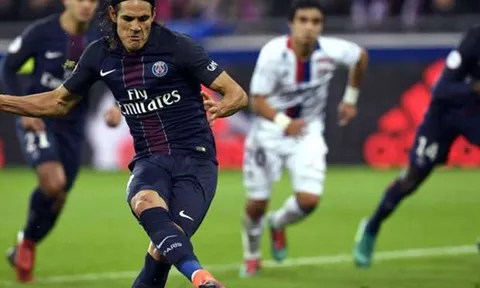 Cú đúp của Cavani giúp PSG đả bại Lyon, áp sát Nice