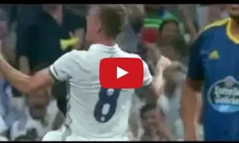 Cú sút xa thành thương hiệu của Toni Kroos