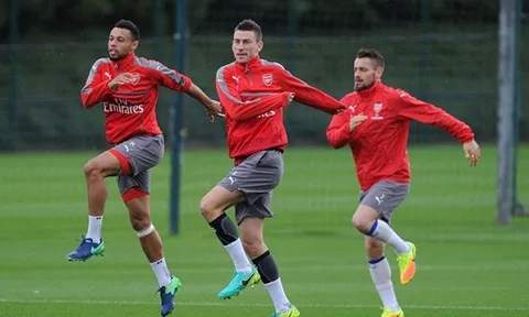 Dàn sao Arsenal hăng say tập luyện, hướng đến chiến thắng thứ 5 liên tiếp