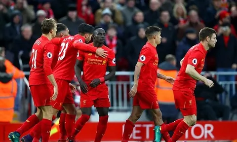 Đánh tennis trên Anfield, Liverpool độc chiếm ngôi đầu bảng