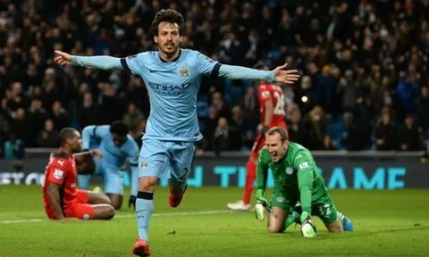David Silva chơi số 9 ảo trong trận Derby?