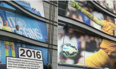 Man City gỡ ảnh Joe Hart khỏi sân Etihad