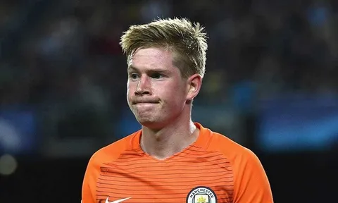 De Bruyne dửng dưng dù Man City thua thảm Barca