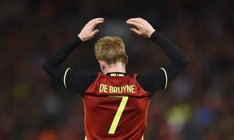 De Bruyne không chắc cửa đá chính trước CH Ireland