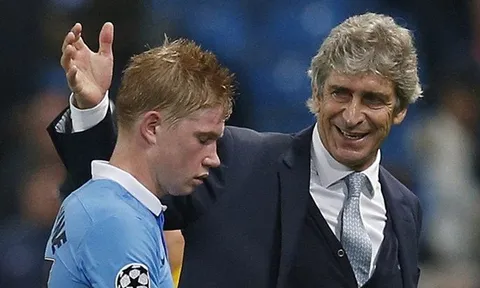 De Bruyne thăng hoa, đừng quên công lao Manuel Pellegrini