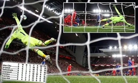 De Gea 'bay như chim' cứu MU khỏi trận thua muối mặt