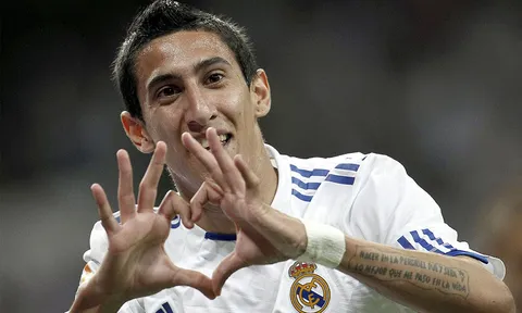 Di Maria khi còn khoác áo Real Madrid