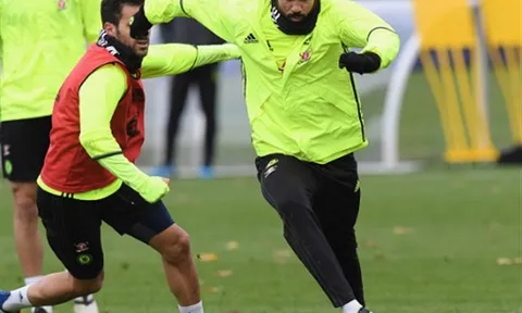 Diego Costa trở lại tập luyện trước chuyến làm khách tới Middlesbrough