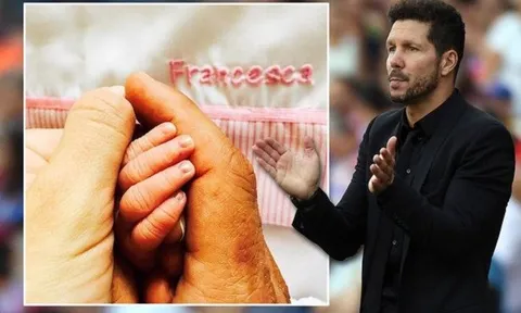 Diego Simeone hạnh phúc đón 'hậu duệ' thứ tư
