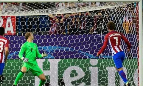 Diego Simeone nói gì khi Griezmann đá hỏng phạt đền?