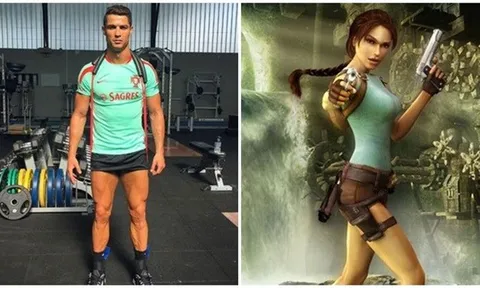 Điểm tin hậu trường 29/6: Ronaldo hóa Lara Croft; Dân Iceland “troll” tuyển Anh