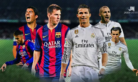 Đọ tài BBC vs MSN trong năm 2016