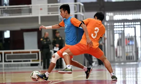ĐT futsal Việt Nam đối đầu ĐT futsal Trung Quốc tại giải Tứ hùng
