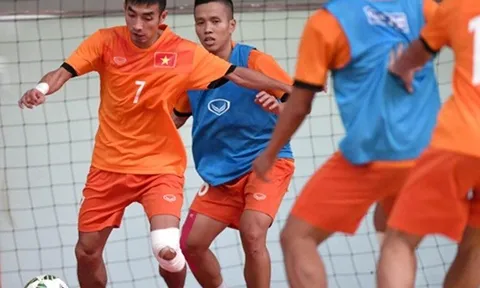 ĐT Futsal Việt Nam tổng duyệt, sẵn sàng ra quân gặp Guatemala