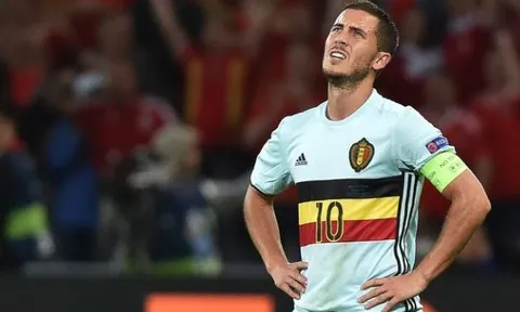Eden Hazard chơi đầy nỗ lực vs xứ Wales