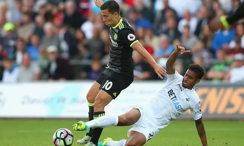 Eden Hazard thể hiện ra sao trước Swansea